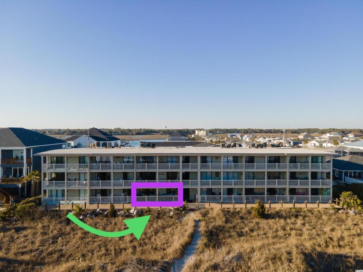 Beautiful Beachfront-Oceanfront First Floor 2Br 2Ba Condo In Cherry Grove, North Myrtle Beach! Renovated With A Fully Equipped Kitchen, 3 Separate Beds, Pool, Private Patio & Steps To The Sand! Exterior foto